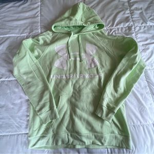 Men's UA Hustle Fleece Hoodie (Worn)